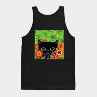 Hide and seek kitten Tank Top